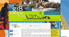 Desktop Screenshot of gr8escapetours.com